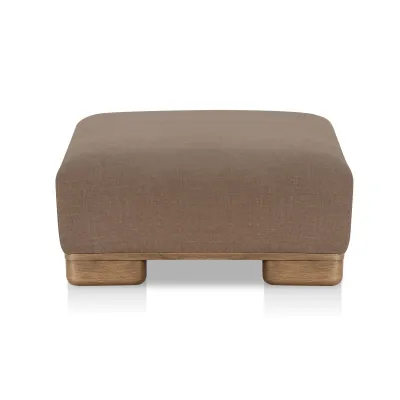June Dark Brown Ottoman