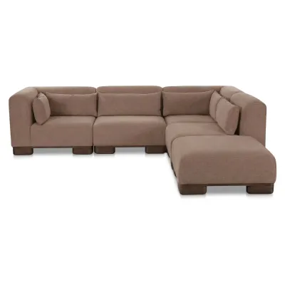 June Dark Brown Dream Modular Sectional