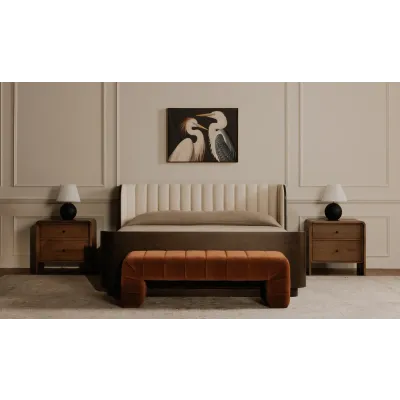 Verity Warm Brown Bench