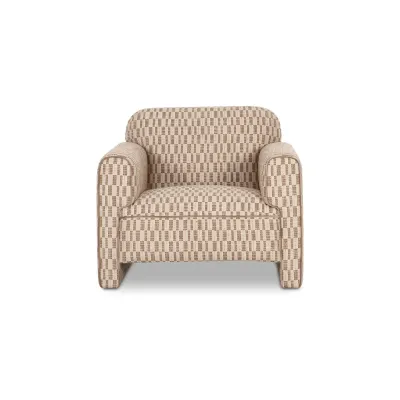Leo Taupe Accent Chair