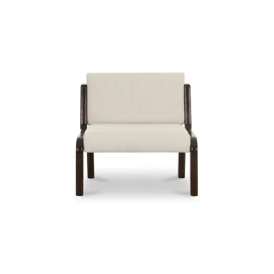 Edie Flecked Ivory Accent Chair
