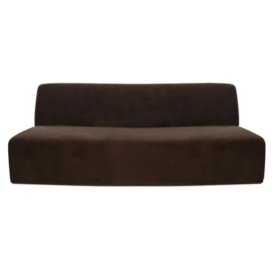 Naomi Dark Brown Convex Sofa