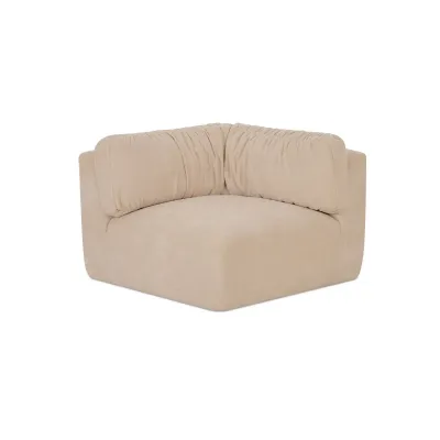 Matina Oatmeal Corner Chair
