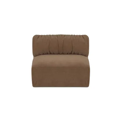 Matina Taupe Slipper Chair
