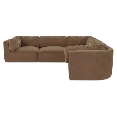 Matina Taupe Classic L Modular Sectional