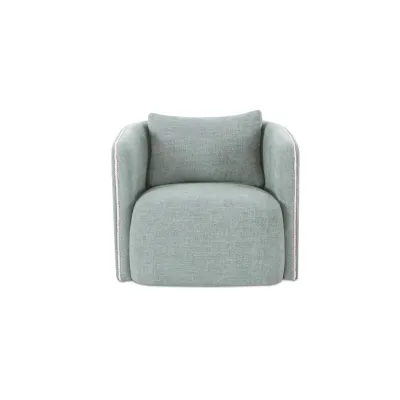 Cecil Light Blue Accent Chair
