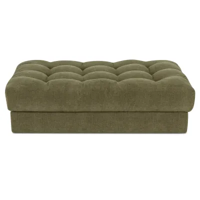 Davie Olive Ottoman