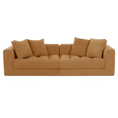 Davie Golden Yellow Modular Sofa