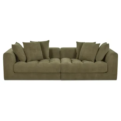Davie Olive Modular Sofa