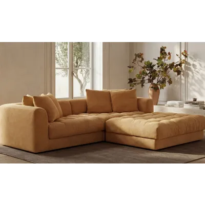 Davie Golden Yellow Nook Modular Sectional