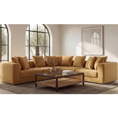 Davie Golden Yellow Classic L Modular Sectional
