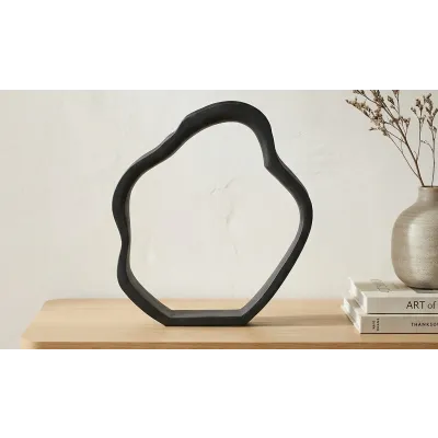 Eminence Black Tabletop Sculpture