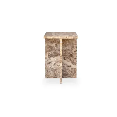 Blair Panther Marble Accent Table
