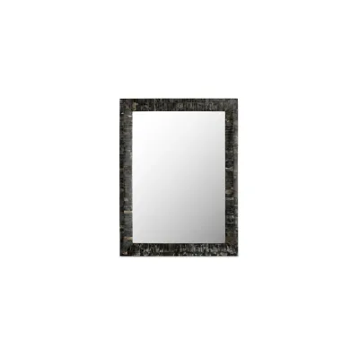 Avis Horn Inlay Rectangular Mirror
