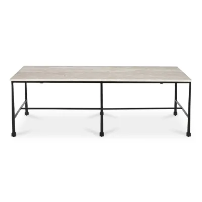 River Botticino Marble Coffee Table