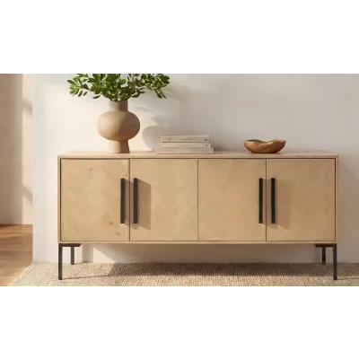 Fishbone Natural Sideboard