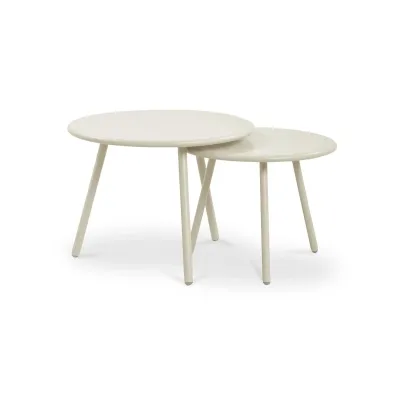 Kari Cream Outdoor Nesting Coffee Table