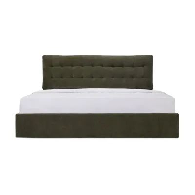 Sebastion Green Storage Bed
