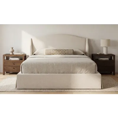 Weston Cream Storage Bed
