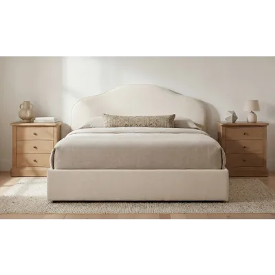 Maggie Cream Storage Bed