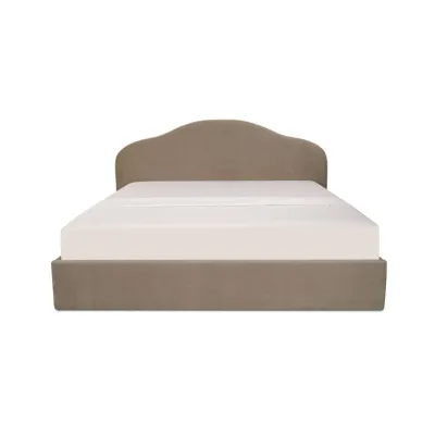 Maggie Taupe Storage Bed