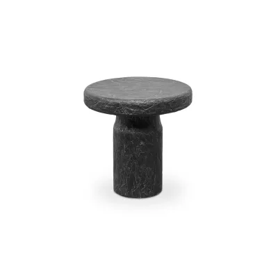 Nia Charcoal Outdoor Side Table