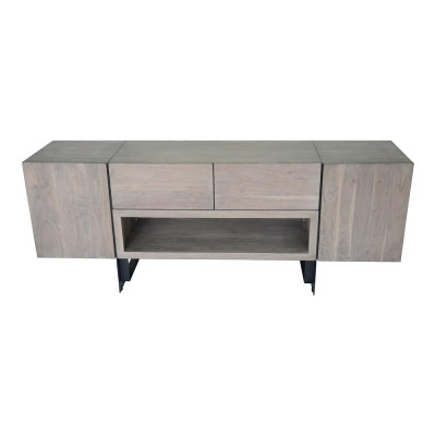 Tiburon Media Cabinet Blush Multi