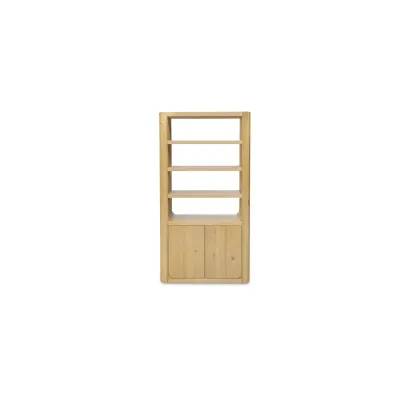 Blake Rustic Oak Cabinet Tall