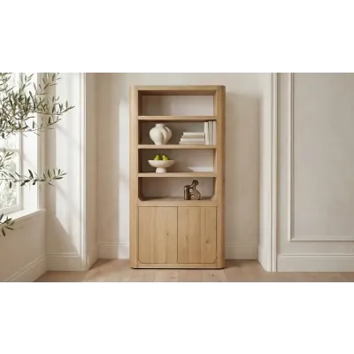 Blake Rustic Oak Cabinet Tall