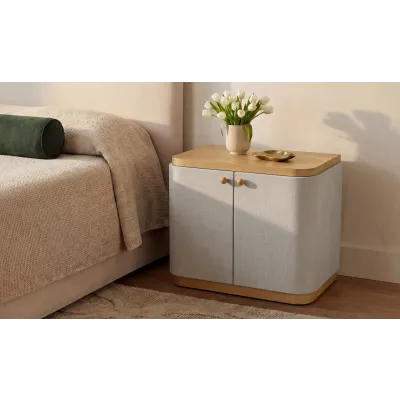 Simone Cream Nightstand