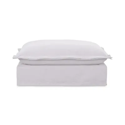 Olivia Ottoman White
