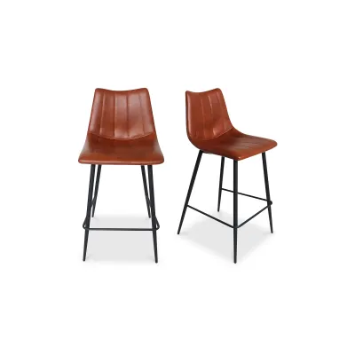 Alibi Counter Stool Brown - Set Of Two