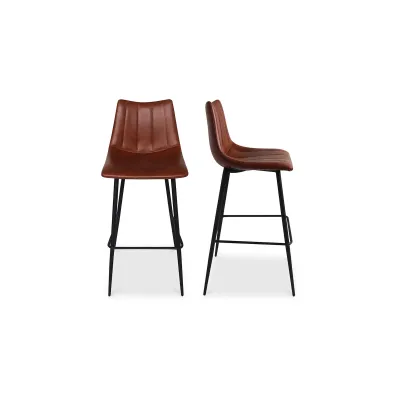 Alibi Barstool Brown - Set Of Two