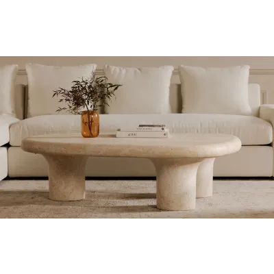 Warby Beige Outdoor Coffee Table