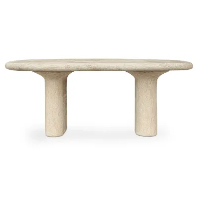 Warby Beige Outdoor Dining Table