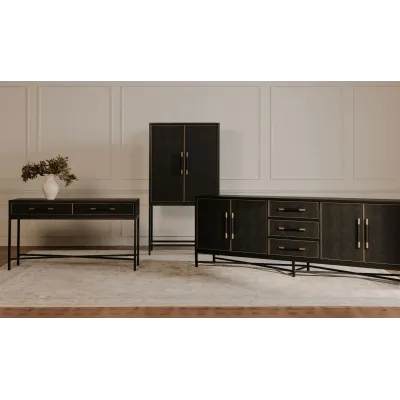Mako Black Bar Cabinet