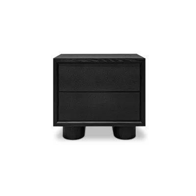 Marcelle Black Nightstand