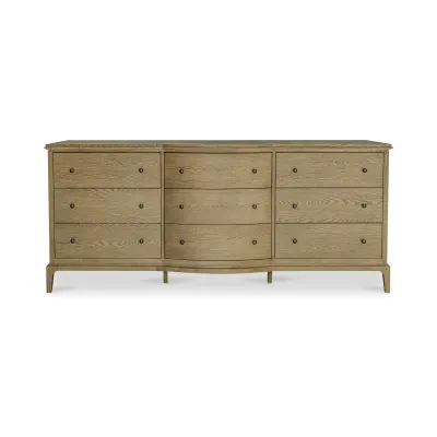 Sadie Brown 9 Drawer Dresser