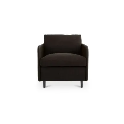 Teller Warm Black Accent Chair