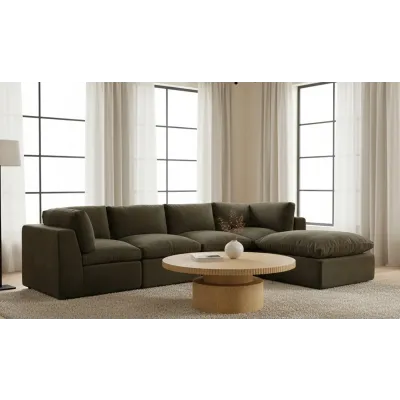 Cates Dark Green Nook Modular Sectional