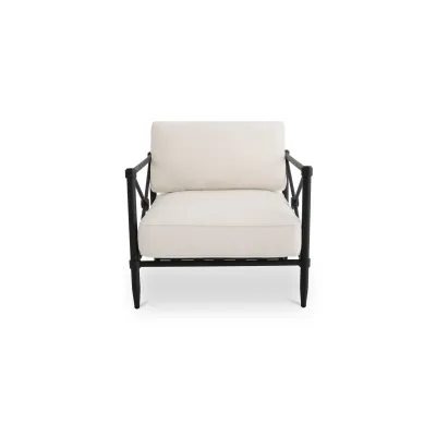 Willow Cream Outdoor Accent Chair