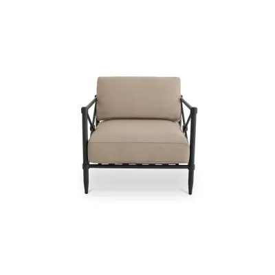 Willow Light Brown Outdoor Accent Chair