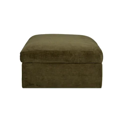 Swift Dark Green Storage Ottoman