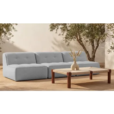 Sunseeker Light Blue 3 Piece Outdoor Sofa