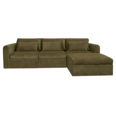 Swift Dark Green Lounge Modular Sectional