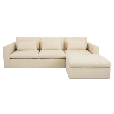 Swift Light Beige Lounge Modular Sectional