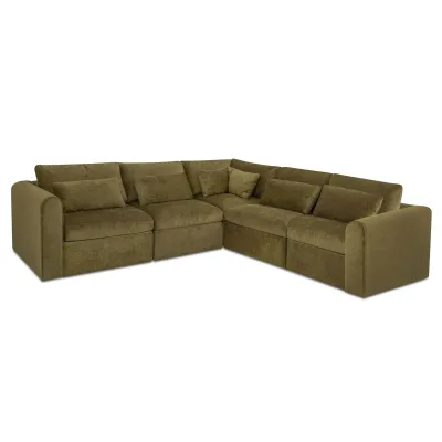 Swift Dark Green Classic L Modular Sectional
