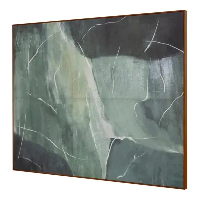 Impression Framed Painting Verdant Palette