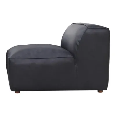 Form Slipper Chair Vantage Black Leather
