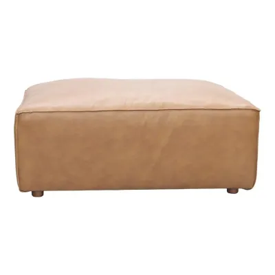 Form Ottoman Sonoran Tan Leather